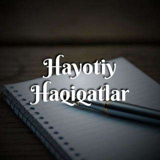 Telegram kanalining logotibi hikoyalar_udari — HAYOTIY HAQIQATLAR