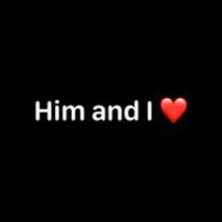 Telegram channel Him and I ❤️ logo