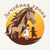 Логотип телеграм канала @hippotherapy_kazan — ЛЕЧЕБНАЯ ТРОПА |