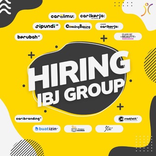 Logo saluran telegram hiring_ibjgroup — IBJ GROUP CAREER