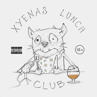 Логотип телеграм канала @hlc_podcast — Hyenas lunch club podcast