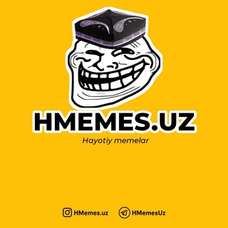 Telegram kanalining logotibi hmemesuz — HMemes.uz