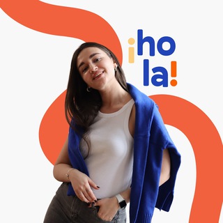 Telegram channel hola julia teach logo