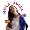 Logotipo del canal de telegramas hola_julia_teach - hola_julia_teach