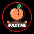 Logo saluran telegram holotime — هلــ🍑ــو تایــ📟ــم