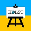 Логотип телеграм -каналу holstudio — HOLST - художня студія онлайн