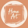 Логотип телеграм канала @homeart_school — Home Art • Всё о рисовании
