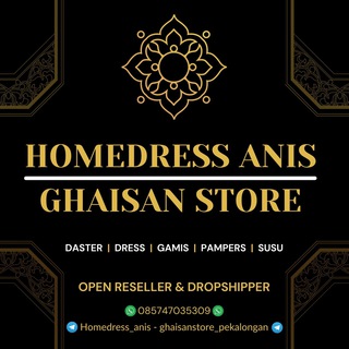 Logo saluran telegram homedress_anis — Homedress Anis