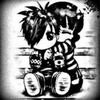 Логотип телеграм канала @hoodgxth — HOOD GOTH