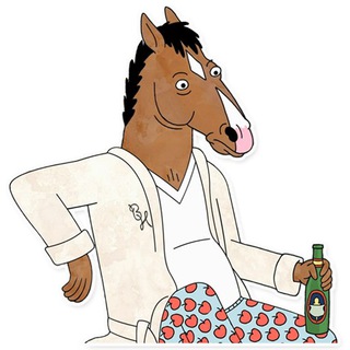 Логотип телеграм -каналу horseman_bojack — BoJack Horseman