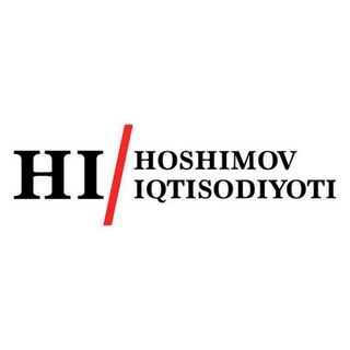 Telegram kanalining logotibi hoshimoviqtisodiyoti — Hoshimov Iqtisodiyoti