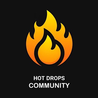Logo of telegram channel hot_drop_community — HOT DROPS COMMUNITY