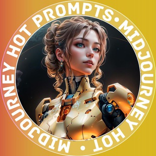 Логотип телеграм канала @hot_midjourney_girls — Ai Nudes Prompts 💥