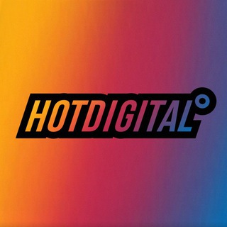 Логотип телеграм канала @hotdigital — HOT DIGITAL