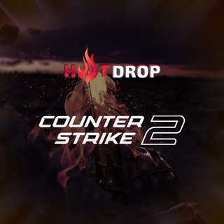 Логотип телеграм канала @hotdrop_cs — HotDrop🔥CS2.News