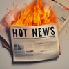 Логотип телеграм канала @hotnewsbyme — Hot News (Горячие Новости)