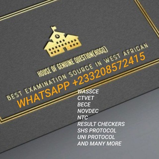Telegram channel HOUSE OF GENUINE QUESTIONS logo
