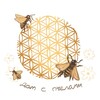 Логотип телеграм канала @house_wth_bees — Дом с пчёлами