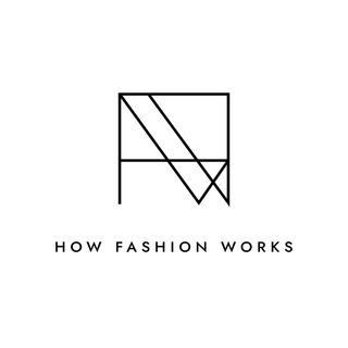Логотип телеграм канала @howfashionworks — How Fashion Works