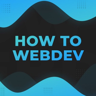 Логотип телеграм канала @howto_webdev — How To WebDev