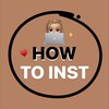 Logo of telegram channel howtoinst — how to inst | leona