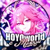 Логотип телеграм канала @hoyoworld_with_melody — 💘HOYOworld с Мэлоди🎵| GD, Genshin, HSR