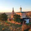 Логотип телеграм канала @hram_arhangel_mihail — Храм Архангела Михаила