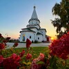 Логотип телеграм канала @hram_sv_olgi — Храм св. кн. Ольги 🌿