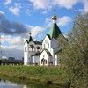Логотип телеграм канала @hramnovokosino_pomoshfronty — Всехсвятский храм | Помощь фронту | Жизнь прихода | Гуманитарная помощь