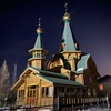 Логотип телеграм канала @hrampushkino — Храм святителя Алексия Московского села Пушкино