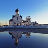 Логотип телеграм канала @hramvladbutovo_news — Храм Владимирской иконы Божией Матери в Южном Бутове