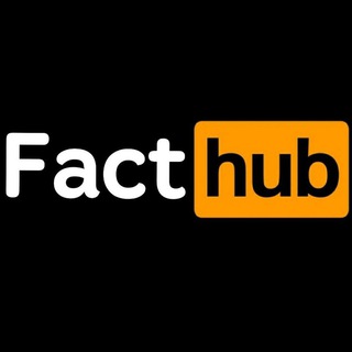 Логотип телеграм канала @hub_fact — FACT HUB
