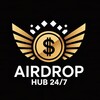 Логотип телеграм канала @hub_airdrop24 — AIRDROP HUB 24/7 🧢