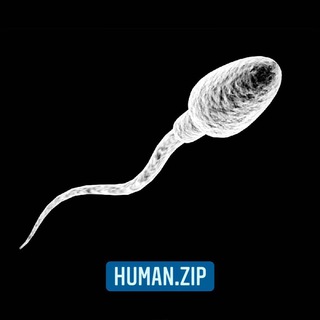 Логотип телеграм канала @human_zip — HUMAN.ZIP