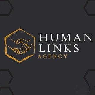 Логотип телеграм -каналу humanlinksco — HUMAN LINKS (легальне працевлаштування в Європі)