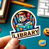 Логотип телеграм канала @humorbookshelf — Библиотека