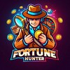 Логотип телеграм канала @hunterfortune — Охотник за удачей☘