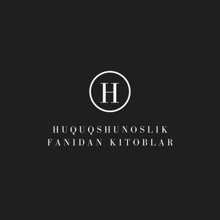 Telegram kanalining logotibi huquq_kitoblar — Huquqshunoslik Kitoblari