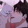 Логотип телеграм канала @huskyinwine — этот хаски не ест пельмени.