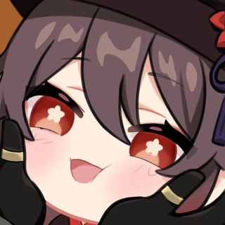 Логотип телеграм канала @hutaosupport — Ху Тао🖤