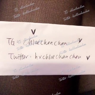 电报频道的标志 hxchloechanchan — HX Chloe’s🔞Channel❤️