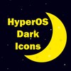 Логотип телеграм канала @hyper_dark_icons — HyperOS Dark icons
