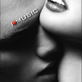 Логотип телеграм канала @i_love_musicua — I♥️music