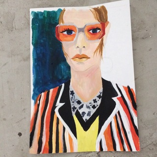 Логотип телеграм канала @iamprintseva — Never boring & Hedonistic