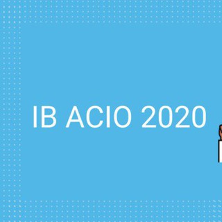 Logo of telegram channel ib_acio — IB ACIO 2020