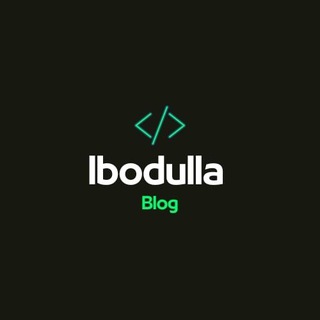Telegram channel Ibodulla Blog logo