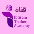 Telegram channel Ibtisam Thaher Academy logo