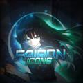 Логотип телеграм канала @icfairon — fairon icons