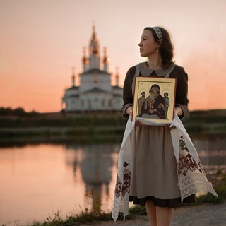 Логотип телеграм канала @icona_rus — Рукописные иконы. Иконопись