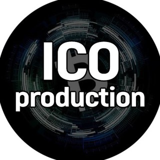 Логотип телеграм канала @icoproduction — ICO Продакшн